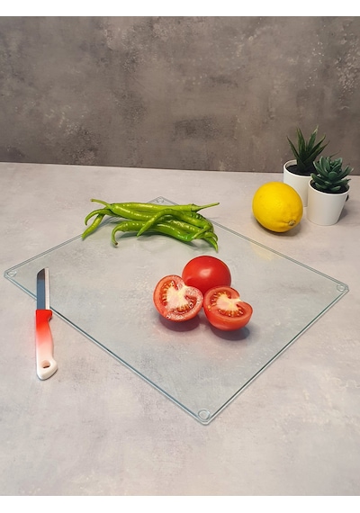 Saydam Cam Kesme Tahtasi 20cm X 30cm