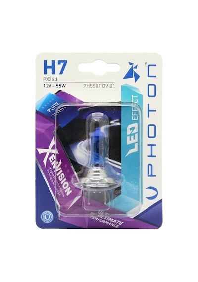 Photon 12v H7 Ampul 55w Xenvısıon Beyaz Işık