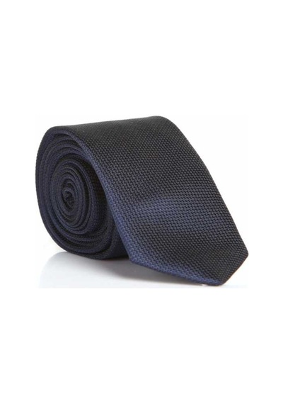 Gaffy Lacivert Slim Fit Düz Renk Dokuma Kravat / DDK-03 Lacivert