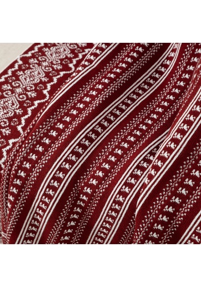 Mudo Home Alıce Koltuk Şalı Bordo 130x170