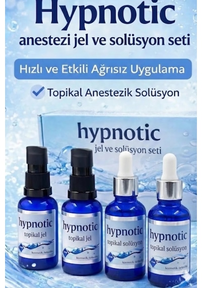 Hypnotic Acı Azaltıcı Seti 20 Ml 4lü Jel Ve Solüsyon Şeffaf