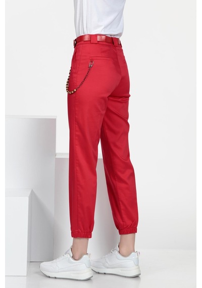 Jogger Pantolon Kırmızı