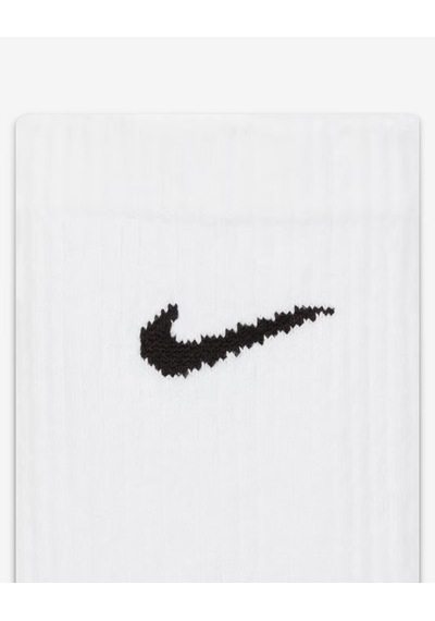 Nike Sx6888-100 Everyday Plus Destekli Antrenman Crew Çorapları 3 Çift Beyaz