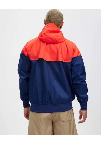 Nike Sportswear Windrunner Da0001-410 Erkek Mavi Ceket Lacivert - Kırmızı