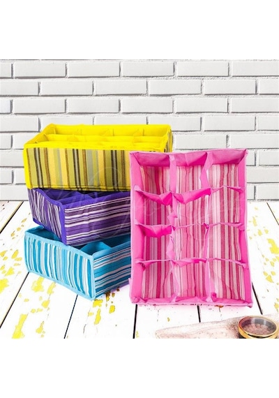 Pratik Çekmece Organizer 12 Bölmeli 31 X 25 X 12 CM Asorti