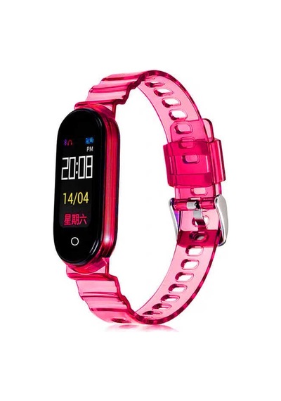 Lexroo Xiaomi Mi Band 6 Krd-27 Silikon Kordon - Pembe