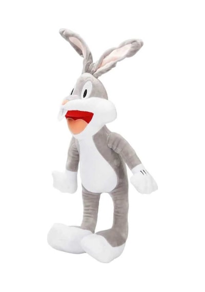 Sevimli Bugs Bunny Peluş Oyuncak 40 Cm Uyku Arkadaşı Beyaz