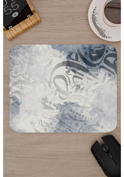 Kaligrafi Kaymaz Dikişli Kauçuk Oyuncu Mousepad V5 - 22x18 Gaming Mouse Pad Fare Altlığı