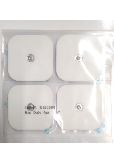 Çıtçıtlı Elektrot Pedi 5 x 5 Cm. 1 Pakette 4 Adet