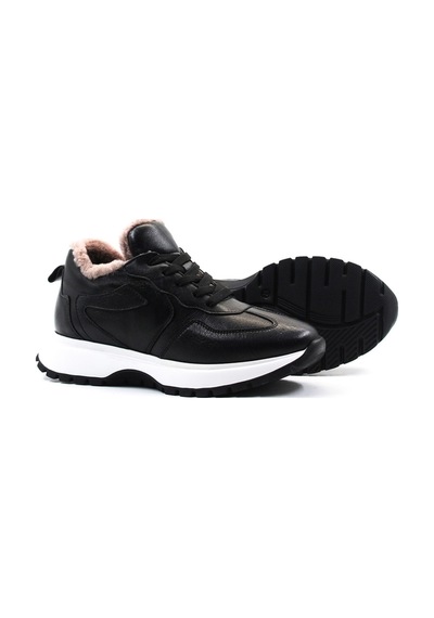 Fast Step Hakiki Deri Kürklü Kadın Casual Ayakkabı 136kza502-2 001