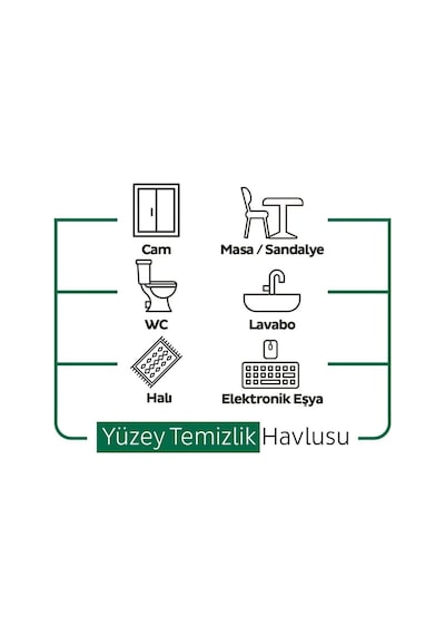 Easy Clean Yüzey Temizlik Havlusu 100 Yaprak