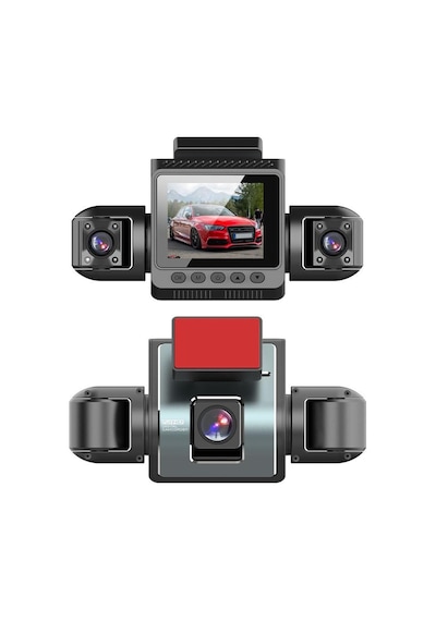 4 Kameralı Araç Kamera Sistemi 1080p Dash Cam, Ön Arka İç Yan Kayıt, Gece Görüşlü Araç Dvr, 360 Güvenl