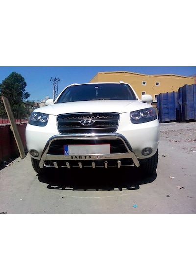Hyundaı Santa Fe 2006-2012 Ön Koruma- Karterli - Yazı Saclı - 60ø- Cobıa A
