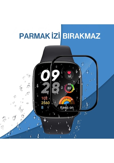 Xiaomi Redmi Watch 3 Uyumlu 3d Cam Full Ekran Koruyucu