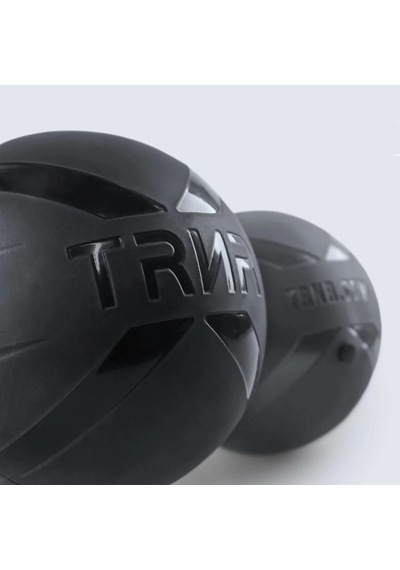 Trnr 2'li Pilates Topu Seti 15 Ve 20 Cm Latex Içermez, Kaymaz Yüzeyli, Taşınabilir Siyah