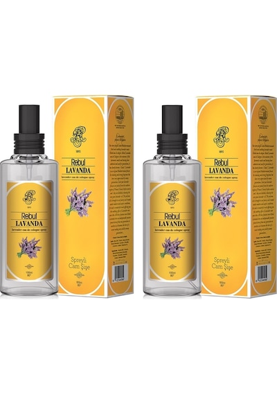 Rebul 80 Derece Lavanda Kolonya Sprey Cam Şişe 100 ML x 2