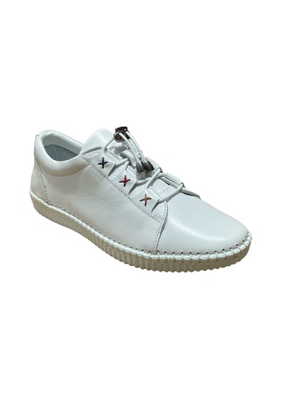 Voyager 9035 Casual Hakiki Deri Ortopedik Kadın Ayakkabı Yaz 23 001