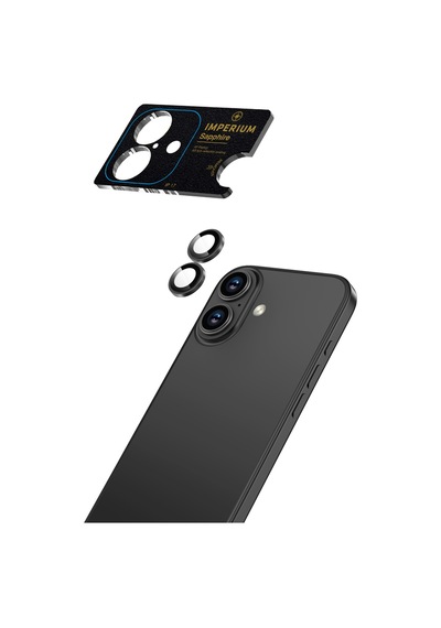 Piili Imperium Apple iPhone Uyumlu 17 Safir Ar/af Lens Koruyucu Siyah