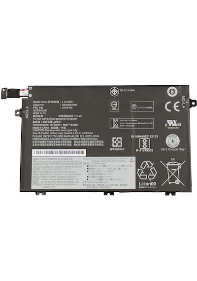 Lenovo Thinkpad E480, E580, 01av445, L17l3p51 Notebook Bataryası, Laptop Pili / Rll-079