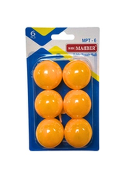 Maber Pinppon Topu 6'lı-turuncu 240- 1 Adet