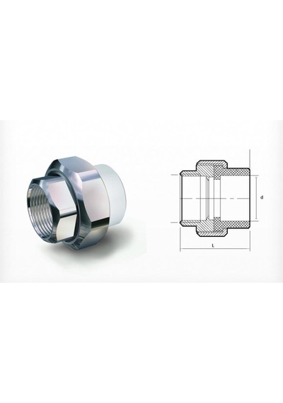 Pprc İç Dişli Oynar Başlıklı Rakor 1 Adet 32Mm*1’