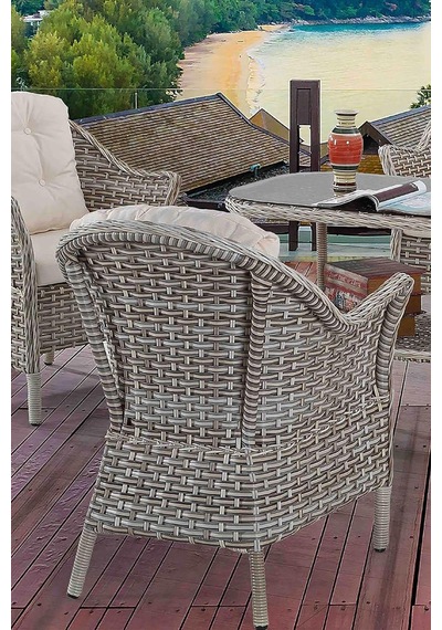 Rattan Orkide Bahçe Takımı 2+1+1+masa Cappuccino Çok Renkli Rattan Orkide Bahçe Takımı 2+1+1+masa Cappuccino Çok Renkli