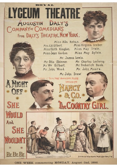 Augustin Dalys Company Poster