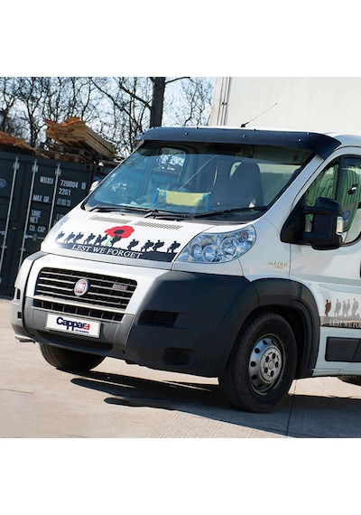 Cappafe Fiat Ducato Ön Cam Güneşliği Siperlik Şapka 2006-2014