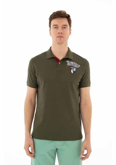 AR-MA Arma Erkek Baskılı Regular Fit % 95 Pamuklu %5 Likralı Polo Yaka T-shirt 001