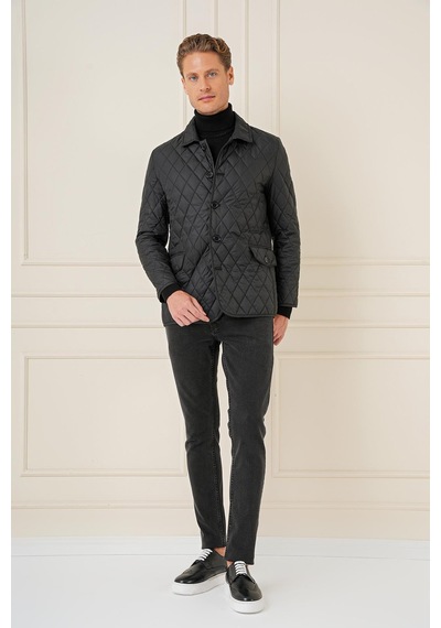 Efor Ka 081 Slim Fit Siyah Spor Kaban Siyah
