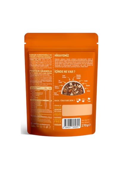 Fellas Protein Granola 3'lü Mix Paket - Hindistan C. & Kırmızı Meyveler & Karışık Kuruyemişli 270 G
