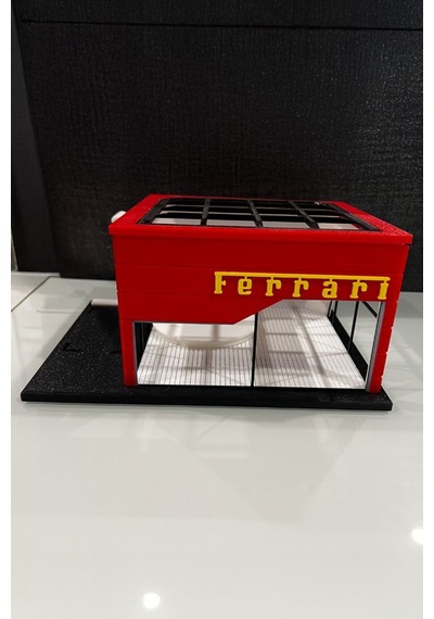 Ferrari Showroom Tasarımlı Dekoratif Diorama 1:64