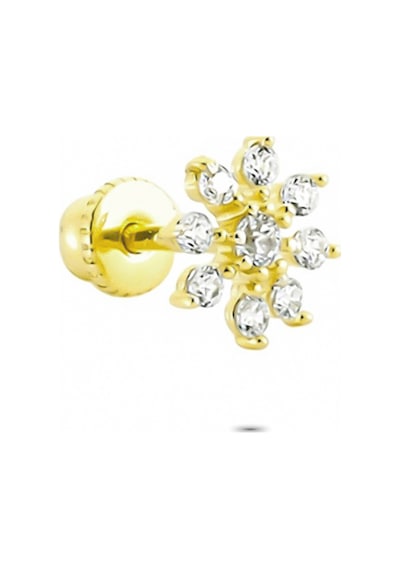 Glorria Altın Çiçek Helix Piercing (540178406) Sarı