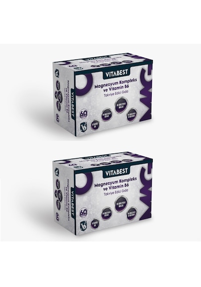 Vitabest Magnezyum Kompleks Ve Vitamin B6 120 Tablet
