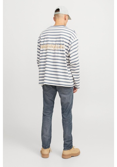 Jack & Jones Jjıglenn Erkek Slim Fit Jean Pantolon Jjıcon Jj 619 Noos Gri
