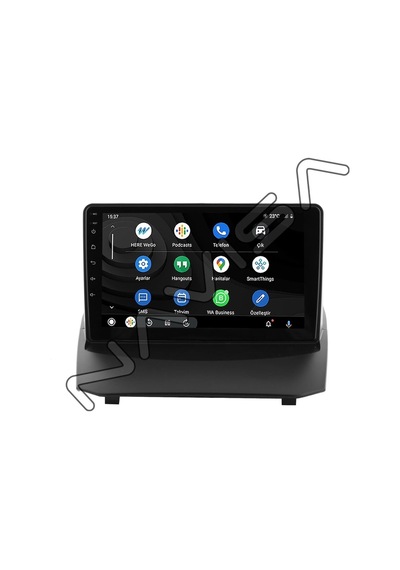 Ford Courıer 8 Gb Ram 128 Gb Hafıza Androıd Multımedıa Teyp 9.0 İnç