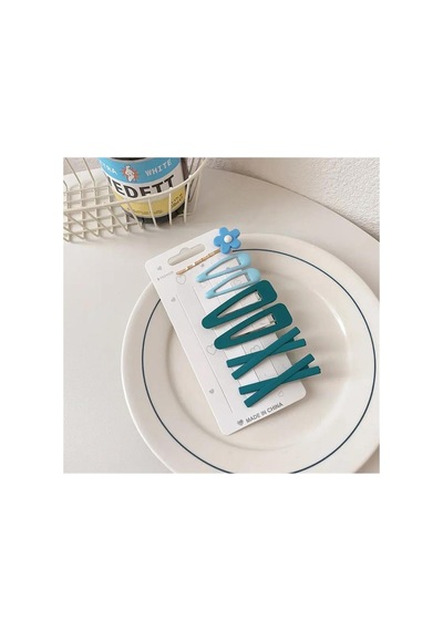 So-much Çocuk Çıt Çıt Pens Toka Seti Mavi Yeşil - 559566124 Yeşil - 559566124 Yeşil