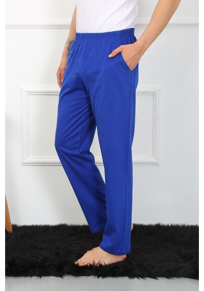 Akbeniz Erkek Pamuk Saks Tek Alt Pijama 27495 Saks Saks Mavi