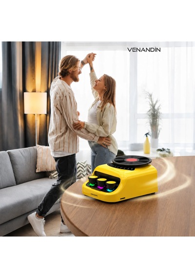 Venandin Z18 Gromo Bluetooth Hoparlör Retro Rgb Hoparlör Ve 360 Dönen Aroma Diskli Esans Koku Dağıtıcı