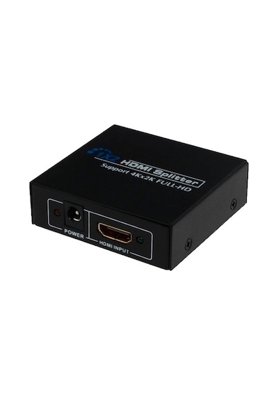 4K 2 Port Hdmi 1 Giriş 2 Çıkış Metal Endüstriyel Splitter Çoklayı