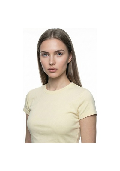 Kadın T-shirt Lf2042935 Lıght Yellow Light Yellow