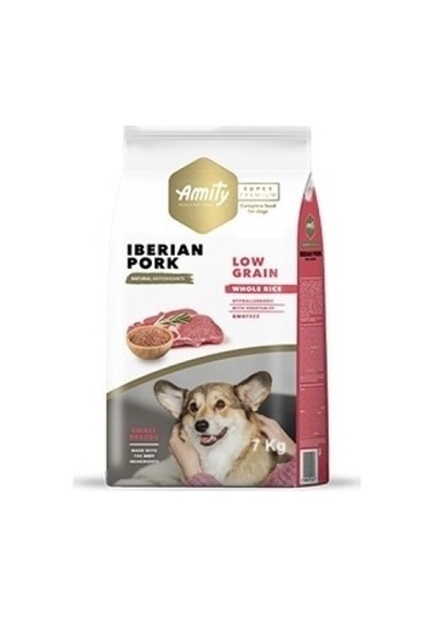 Amity Super Premium Az Tahıllı Iberian Pork Küçük Irk Yetişkin Köpek Maması 7 Kg