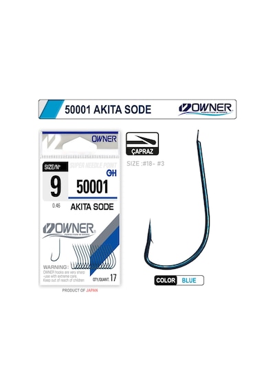 Owner 50001 Akita Sode Blue Iğne (548347950)