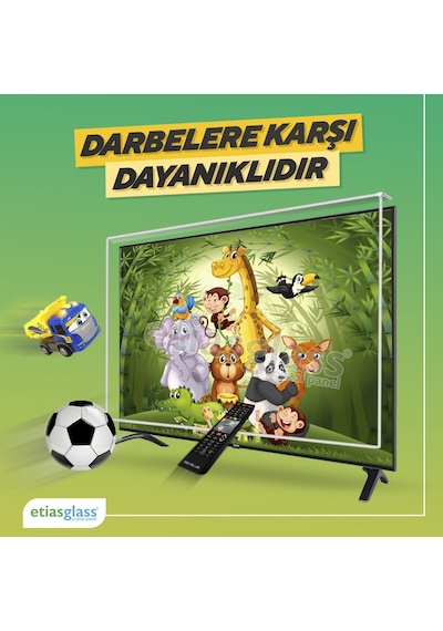 Etiasglass 75" 190 Ekran Led Tv Ekran Koruyucu / 3 Mm Koruma Camı