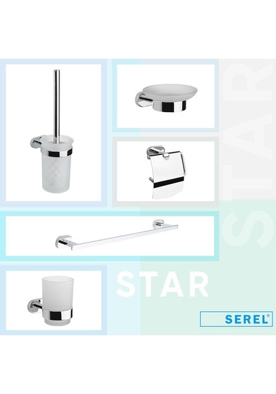 Serel Star Uzun Havluluk Paslanmaz- Pirinç 140114004 Krom