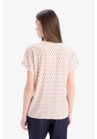 Defacto Regular Fit Bisiklet Yaka Kısa Kollu Gömlek I6173az25smpn50 Pembe
