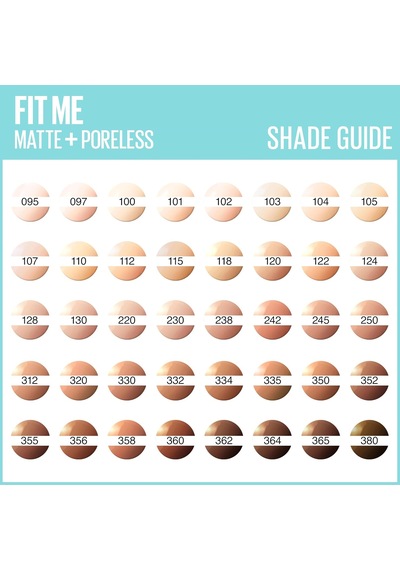 New York Fit Me Matte+poreless Fondöten - 110 Porcelain 30 Ml Çok Renkli