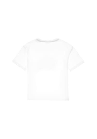 U.S. Polo Assn. Erkek Çocuk Beyaz Comfort Bisiklet Yaka Tişört 50307178-VR013