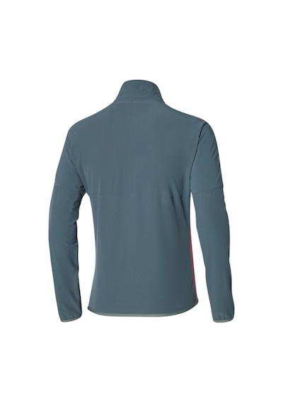 Mizuno Mızuno Charge Printed Jacket Erkek Yağmurluk Gri Kırmızı Gri