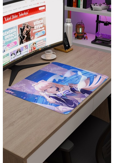 Kokomi Genshin Impact Anime Gacha V3 - 48x40 Xl Gaming Mouse Pad Fare Altlığı